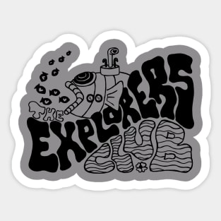 The Explorers Club Fish Sticker